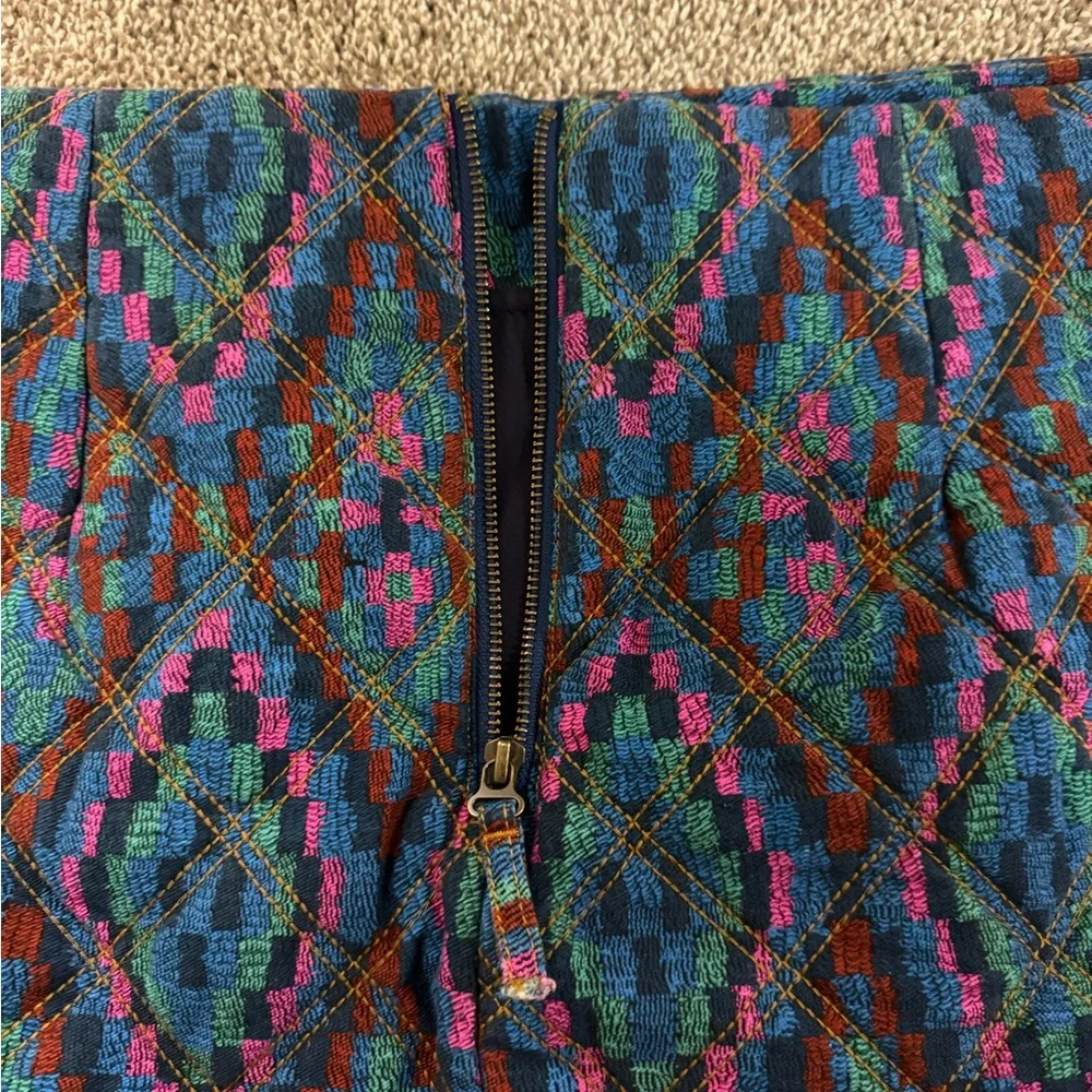 FARM Rio Blue and Pink Mini Skirt - Picture 4 of 10